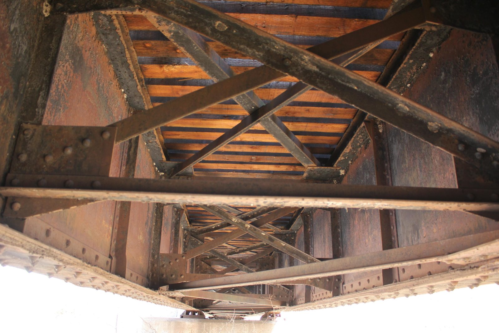 Inside girder